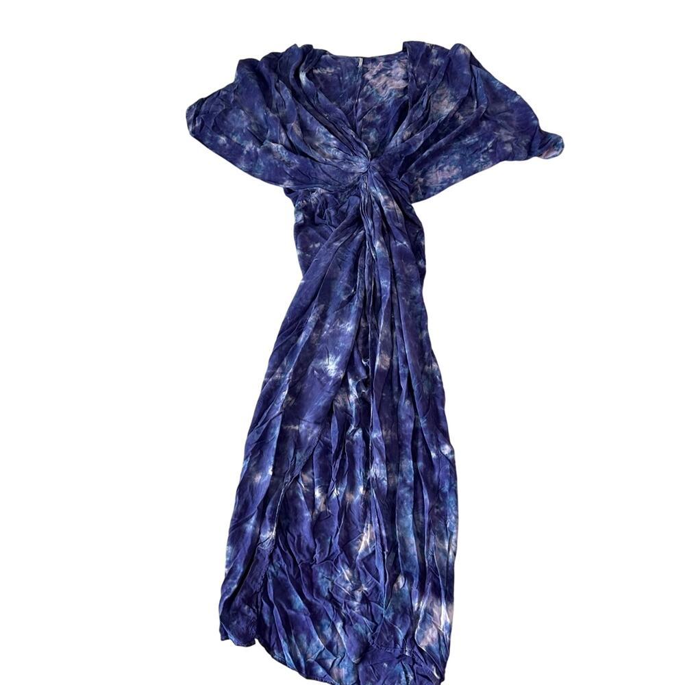 Young Fabulous & Broke Purple Tie Dye Maxi Dress